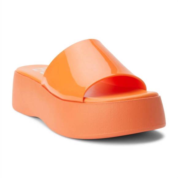 NEW MATISSE solar platform sandal in orange - Picture 3 of 5